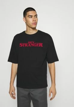 Le moins cher 🎁 Even&Odd Vendre-Réclame T-shirt imprimé t-shirts col rond unisex 👏