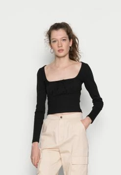 Grosses soldes 💯 Even&Odd Prix Dynamité T-shirt à manches longues t-shirts et tops col carré femme 💯