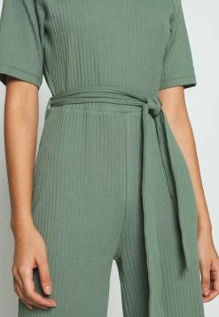 Bon marché 👏 Even&Odd Marchandise de première qualité BASIC - Ribbed short sleeves belted jumpsuit - Combinaison combinaisons & salopettes col rond femme 🥰 -Even&Odd Soldes Boutique 159ddf2e3eae49be8768f9304222ede7