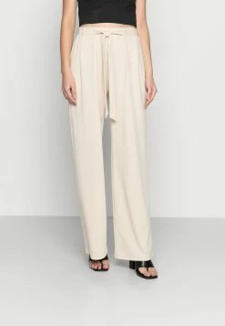 Bon marché 👏 Even&Odd Prix Sacrifiés BELT DETAIL WIDE LEG PANTS - Pantalon classique pantalons haute femme ✨