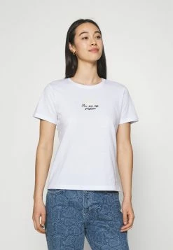 Meilleure vente 🔔 Even&Odd Prix d’Amis T-shirt imprimé t-shirts et tops col rond femme ❤️