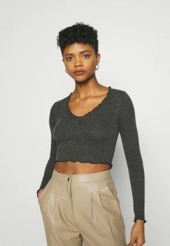 Les meilleures critiques de 😍 Even&Odd Prix Raisonnable T-shirt à manches longues t-shirts et tops col en v profond femme 💯