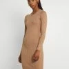 Coupon 😀 Even&Odd Prix Dégriffé knit mini wide rib basic 👗 dress - Robe fourreau robes col rond femme ❤️ -Even&Odd Soldes Boutique 214a043ea2fb4c76998e8152cc420c10