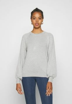 Coupon 🎉 Even&Odd En Remise BASIC-BALLOON SLEEVE JUMPER - Pullover pulls et gilets col rond femme ✔️