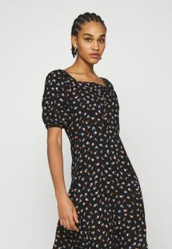 De gros 🛒 Promos Even&Odd WOVEN MIDI SWEATHEART NECKLINE PRINTED - Robe de jour robes col carré femme ✔️ -Even&Odd Soldes Boutique 27ca111deb5a469386e4eb907fcc8160