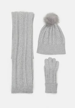 Meilleure affaire 🧨 Réduction Even&Odd SET - Écharpe bonnets et cache-oreilles chiné femme 😍