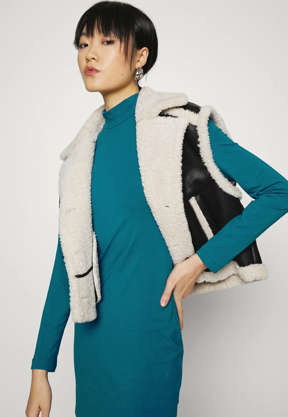 Tout neuf 😍 Prix Gelé Even&Odd Robe en jersey robes col officier femme 🛒 6 Tout neuf 😍 Prix Gelé Even&Odd Robe en jersey robes col officier femme 🛒 – Image 4