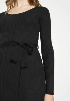 Promo ❤️ Even&Odd KNIT BELTED MIDI 👗 DRESS WITH SLIT - Robe fourreau Bas Prix robes encolure large ronde femme 🧨 -Even&Odd Soldes Boutique 358331541660421e8f84269dd374e03b