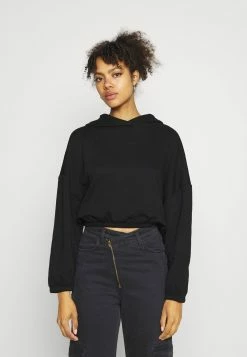 Tout neuf 👏 Even&Odd Prix Légers OVERSIZED CROPPED CROSS HOOD HOODIE - Sweat à capuche pulls et gilets femme 🔔