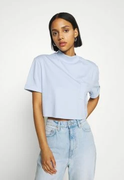 Budget ⭐ Even&Odd Prix Affortable T-shirt basique t-shirts et tops col rond femme ❤️