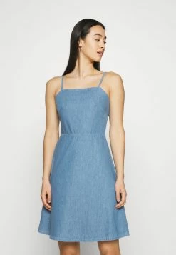 De gros 🤩 Even&Odd Prix Compétitif Robe en jean robes fermeture éclair femme ⌛