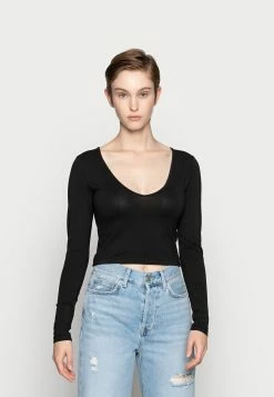 Tout neuf ✔️ Bonne Qualité Even&Odd 2 PACK - T-shirt à manches longues t-shirts et tops col en v profond femme 🎉 -Even&Odd Soldes Boutique 4f6c538344e141d08d8d35356f570d8a