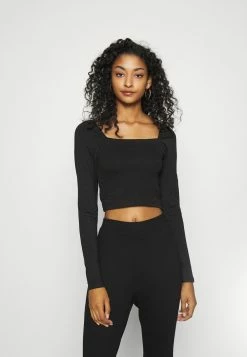 Coupon ⭐ Prix Compétitif Even&Odd T-shirt à manches longues t-shirts et tops col carré femme 💯