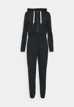 Remise 😀 Even&Odd SWEAT HOODED ZIP THROUGH WAISTED JUMPSUIT - Combinaison Discount En Ligne combinaisons & salopettes capuche femme 🧨