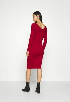 De gros 😀 Un Tarif Préférentiel Even&Odd KNIT V NECK MIDI BODYCON 👗 DRESS - Robe fourreau robes echancrure dos femme ✔️ -Even&Odd Soldes Boutique 70306199bd224f1ba6fa6dd4ace3bb59