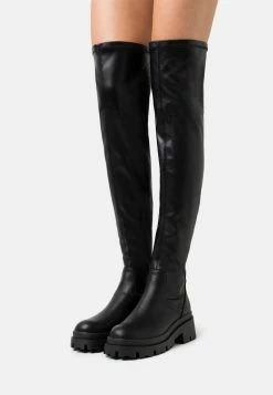 De gros ⌛ Even&Odd Pas Cher Cuissardes bottes rond femme 🎁