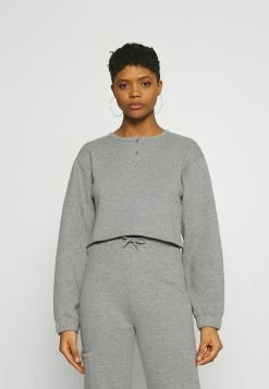 Le moins cher ⌛ Plus Bas Prix De Vente Even&Odd Button neck sweatshirt - Sweatshirt pulls et gilets col tunisien femme 🎉