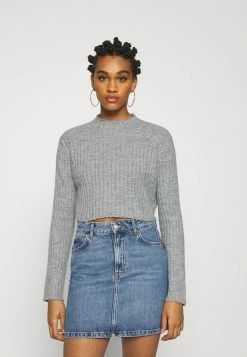 Top 10 ⭐ Prix Favorable Even&Odd HIGH CROPPED RIB JUMPER - Pullover pulls et gilets col montant femme 👏