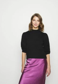 Top 10 🌟 Even&Odd Produit de première qualité PUFF SLEEVE JUMPER - Pullover pulls et gilets col officier femme 🔥