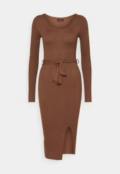 Promo ❤️ Even&Odd KNIT BELTED MIDI 👗 DRESS WITH SLIT - Robe fourreau Bas Prix robes encolure large ronde femme 🧨 -Even&Odd Soldes Boutique 8f2df842d5134c99a024149e629c9a94 1