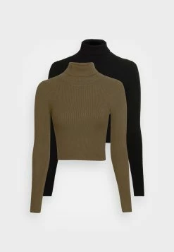 Meilleur prix 👏 Even&Odd CROPPED TURTLE NECK 2 PACK - Pullover Prix Acceptable pulls et gilets col roulé femme ❤️ -Even&Odd Soldes Boutique 939f48d174de4c9da6acfb936603a6c8