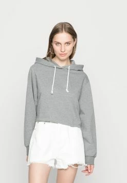 Acheter ✨ Even&Odd CROPPED HOODIE WITH CONTRAST CORDS - Sweat à capuche Soldes En Ligne sweats & sweats à capuche femme ✔️