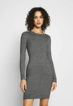 Coupon 🧨 Even&Odd knit mini wide rib basic 👗 dress - Robe fourreau Prix Distinctifs robes col rond femme 🎉