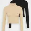 Offres 👏 Even&Odd CROPPED TURTLE NECK 2 PACK - Pullover Prix Usine pulls et gilets col roulé femme 🥰 -Even&Odd Soldes Boutique a371694a16cd42198522f603179446b4 1