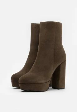 De gros 👏 Excellente qualité Even&Odd LEATHER - Bottines à talons hauts rond femme ⭐ -Even&Odd Soldes Boutique a63f63fd20e44f0caafaa8501b041bc0