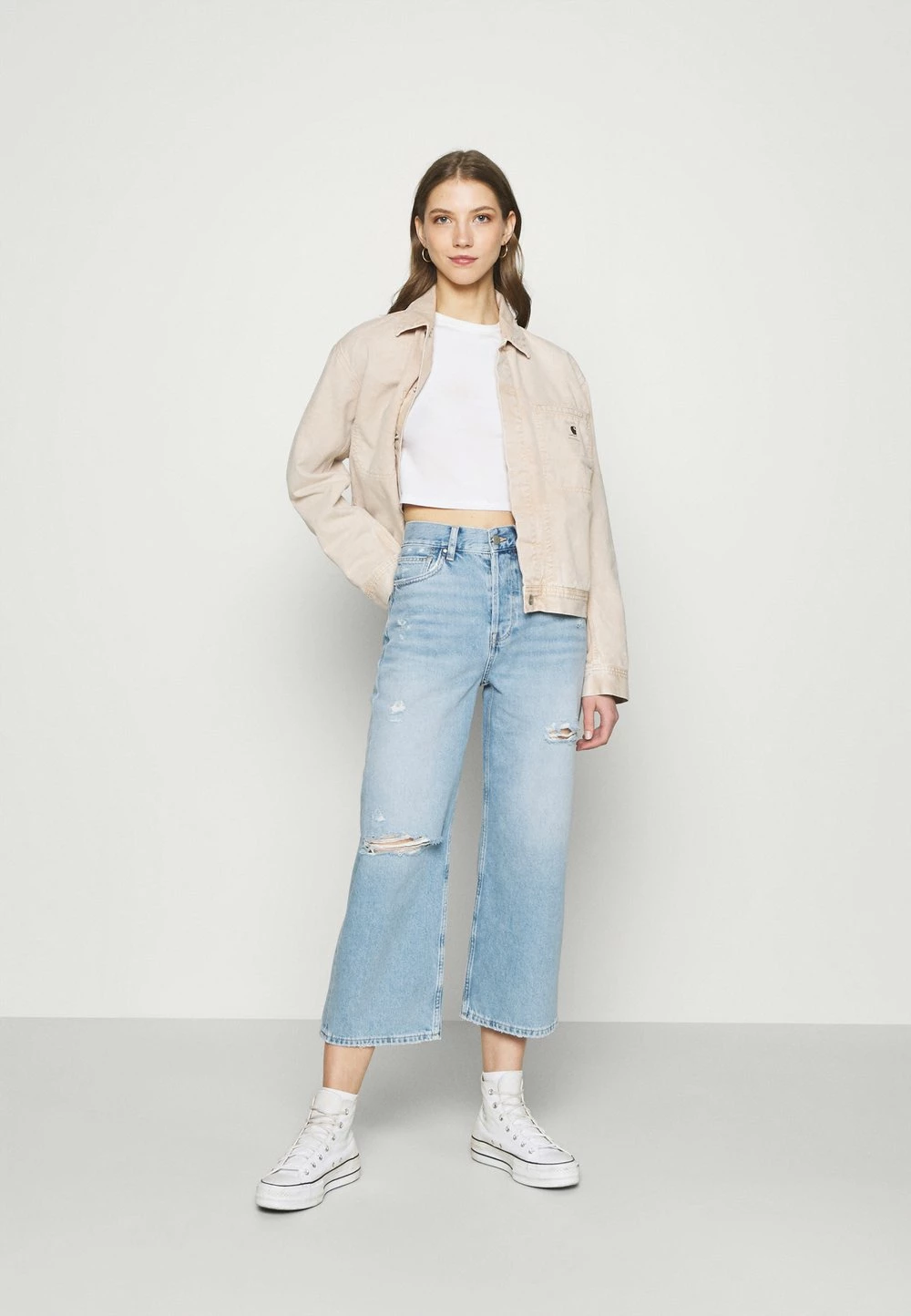 Bon marché 👍 Even&Odd Wide leg cropped 👖 jeans - Jean droit Prix Incroyables haute femme 😀 4 Bon marché 👍 Even&Odd Wide leg cropped 👖 jeans - Jean droit Prix Incroyables haute femme 😀 – Image 2