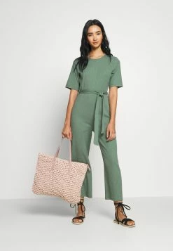 Bon marché 👏 Even&Odd Marchandise de première qualité BASIC - Ribbed short sleeves belted jumpsuit - Combinaison combinaisons & salopettes col rond femme 🥰 -Even&Odd Soldes Boutique b7184805941e4d799b1b0b97ab9bf4c1
