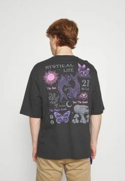 Offres 👏 Even&Odd Prix Imbattable T-shirt imprimé t-shirts col rond unisex ⭐