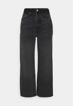 Remise 🛒 Even&Odd En promotion Wide leg cropped 👖 jeans - Jean droit haute femme 🛒