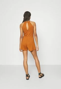 Promo 🎁 Even&Odd Prix Ourlé Halterneck sleeveless playsuit - Combinaison combinaisons et salopettes col rond femme 🧨 -Even&Odd Soldes Boutique cf4c9bc1e2c34865aec59cc07376a5a0
