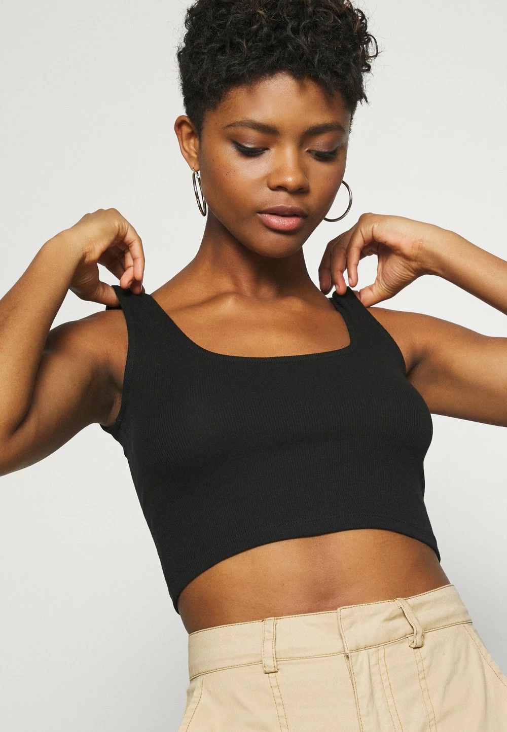 Nouveau 😉 Even&Odd Authentique 100% SQUARE NECK CROP 2 PACK - Débardeur t-shirts et tops encolure large ronde femme 😉 8 Nouveau 😉 Even&Odd Authentique 100% SQUARE NECK CROP 2 PACK - Débardeur t-shirts et tops encolure large ronde femme 😉 – Image 6