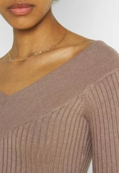 Le moins cher 💯 Soldes Even&Odd KNIT V NECK MIDI BODYCON 👗 DRESS - Robe fourreau robes col en v femme 🔥 -Even&Odd Soldes Boutique d67beeabfc8448f3a64c25d3d08cadec