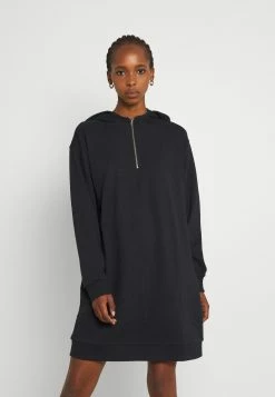 Bon marché 🌟 Even&Odd Garantie De Qualité 100% Casual hooded sweat mini 👗 dress - Robe de jour robes capuche femme 🛒