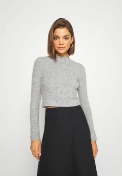 Remise 🔔 Prix Usine Even&Odd SOFT CROPPED JUMPER - Pullover pulls et gilets col officier femme ❤️