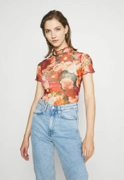 Offres 👍 Even&Odd Prix Sympa T-shirt imprimé t-shirts et tops col officier femme 🧨