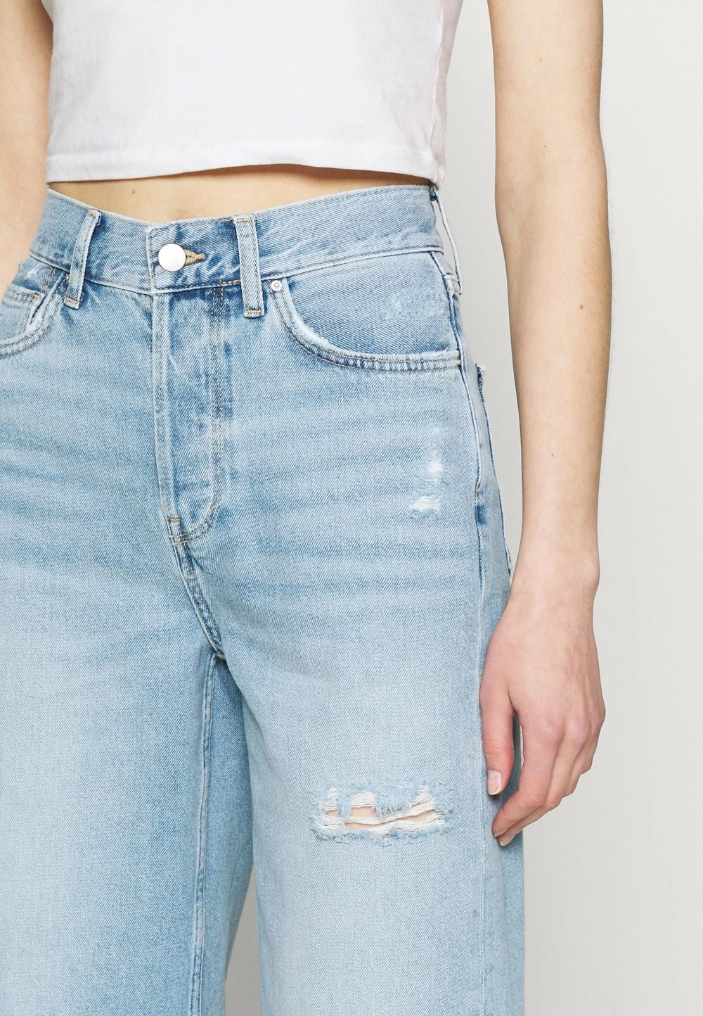 Bon marché 👍 Even&Odd Wide leg cropped 👖 jeans - Jean droit Prix Incroyables haute femme 😀 7 Bon marché 👍 Even&Odd Wide leg cropped 👖 jeans - Jean droit Prix Incroyables haute femme 😀 – Image 5